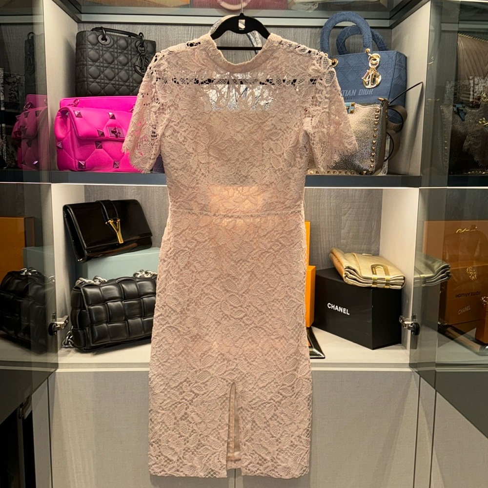 ALEXIS MIDI Lace Dress like new.